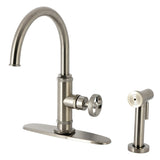 Ostro Single-Handle 2-Hole Deck Mount Kitchen Faucet