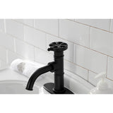 Belknap One-Handle 1-Hole Bathroom Faucet with Deck Plate and Push Pop-Up Drain