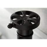 Belknap One-Handle 1-Hole Bathroom Faucet with Deck Plate and Push Pop-Up Drain