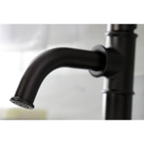Belknap One-Handle 1-Hole Bathroom Faucet with Deck Plate and Push Pop-Up Drain