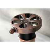 Belknap One-Handle 1-Hole Bathroom Faucet with Deck Plate and Push Pop-Up Drain