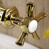 Hamilton One-Handle 1-Hole Bathroom Faucet with Deck Plate and Push Pop-Up Drain