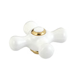 Porcelain Cross Handle, Diverter for Tub Filler