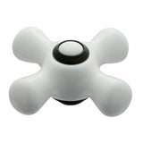 Porcelain Cross Handle, Diverter for Tub Filler
