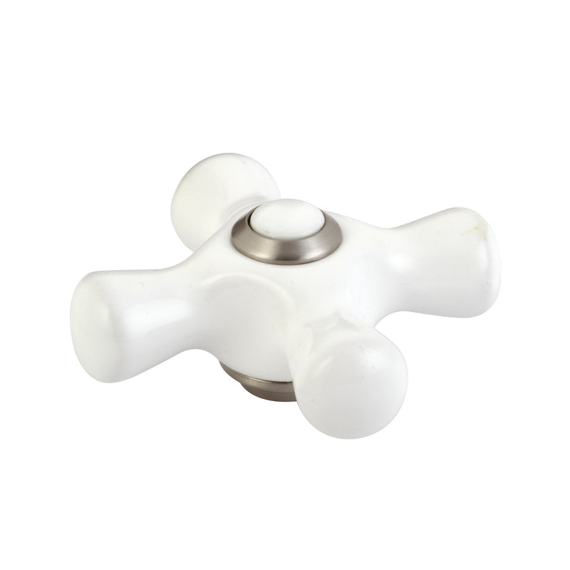 Porcelain Cross Handle, Diverter for Tub Filler