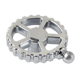 Fuller Brass Industrial Style Machine Gear Wheel Handle
