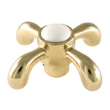 French Country Metal Cross Handle, Diverter for Tub and Shower Faucet