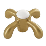 French Country Metal Cross Handle, Diverter for Tub and Shower Faucet