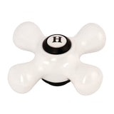 Porcelain Cross Handle (Hot Side)