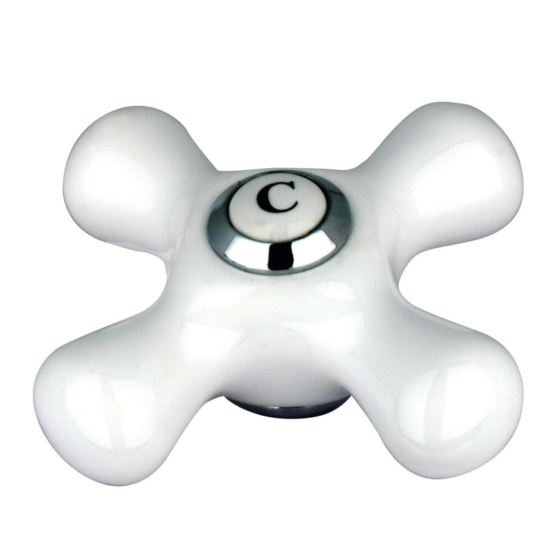 Porcelain Cross Handle (Cold Side)