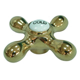 Brass Cross Handle (Cold Side)
