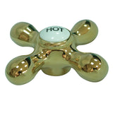 Brass Cross Handle (Hot Side)