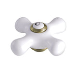 Porcelain Cross Handle (Cold Side)