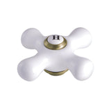 Porcelain Cross Handle (Hot Side)