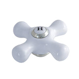Porcelain Cross Handle (Hot Side)