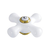 Porcelain Cross Handle (Cold Side)