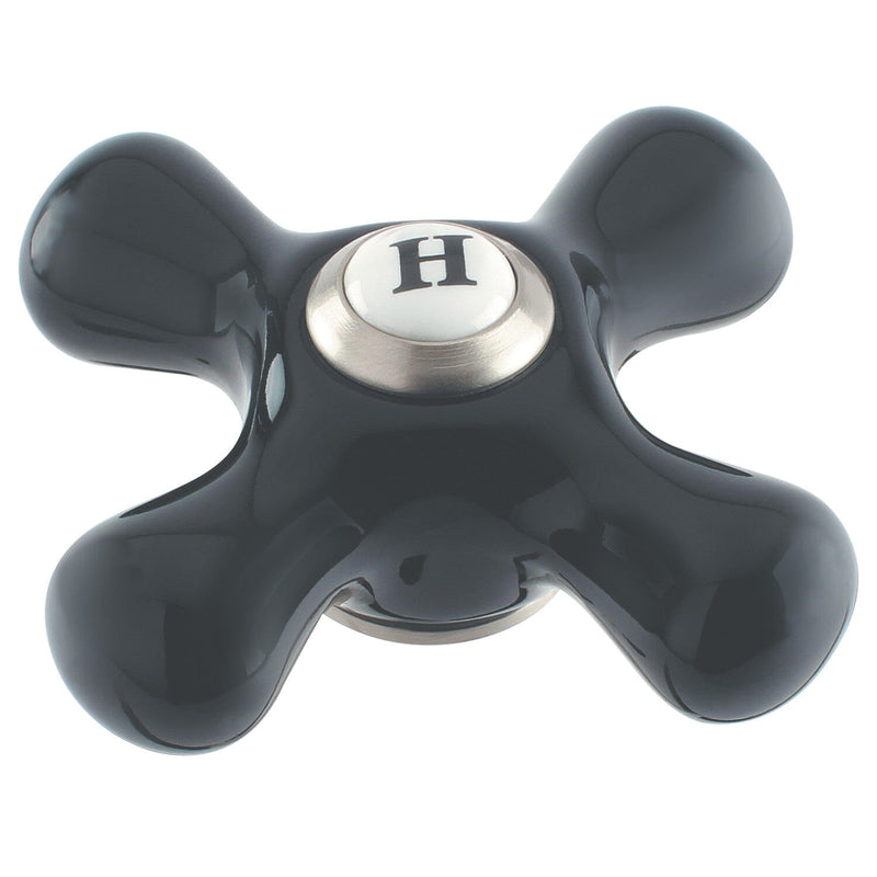 Duchess Black Porcelain Cross Handle (Hot Side)