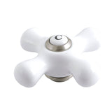 Porcelain Cross Handle (Cold Side)