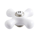Porcelain Cross Handle (Hot Side)