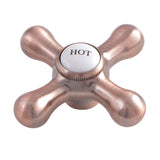 Brass Cross Handle (Hot Side)