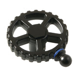 Fuller Brass Industrial Style Machine Gear Wheel Handle (Cold Side)