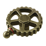 Fuller Brass Industrial Style Machine Gear Wheel Handle (Hot Side)