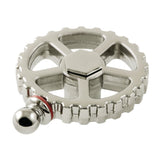 Fuller Brass Industrial Style Machine Gear Wheel Handle (Hot Side)
