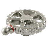 Fuller Brass Industrial Style Machine Gear Wheel Handle (Hot Side)