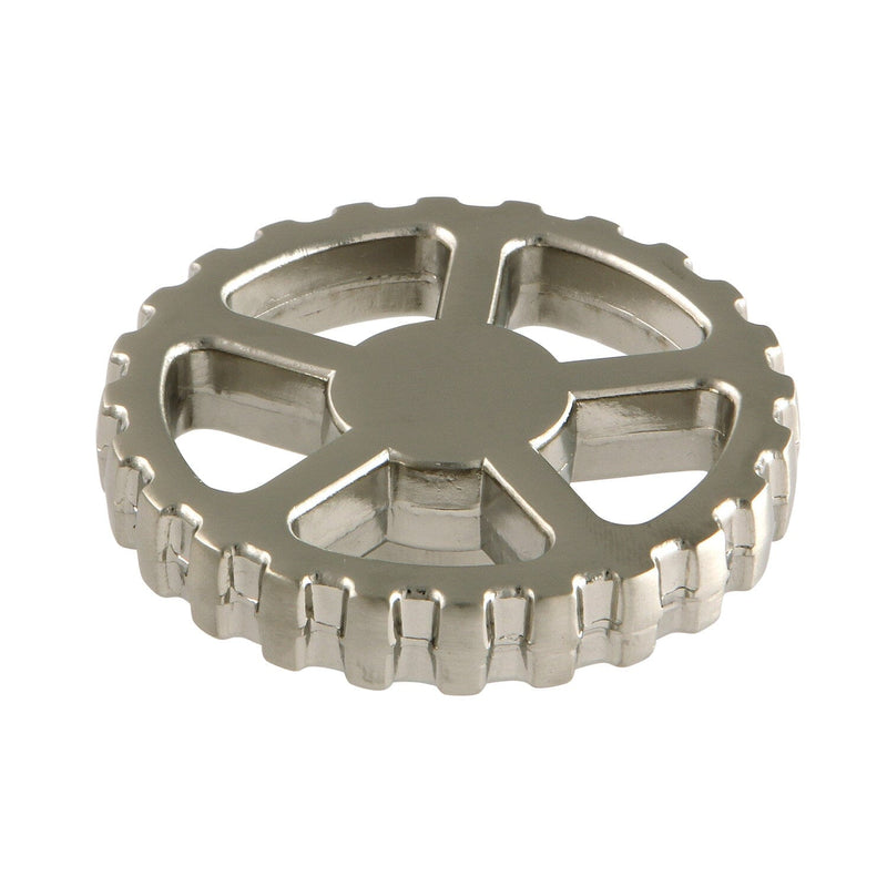 Fuller Brass Industrial Style Machine Gear Wheel Handle