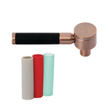 Kaiser Brass Lever Handle with Neoprene Sleeve