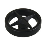 Ostro Brass Knurled Wheel Handle