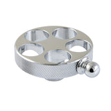 Wendell Brass Knurled Wheel Handle