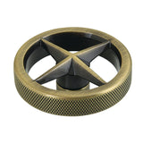 Ostro Brass Knurled Wheel Handle
