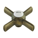 Brass Cross Handle (Hot Side)