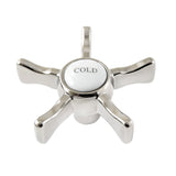 Hamilton Brass Cross Handle (Cold Side)