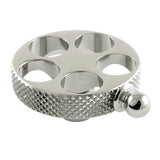 Webb Brass Knurled Wheel Handle
