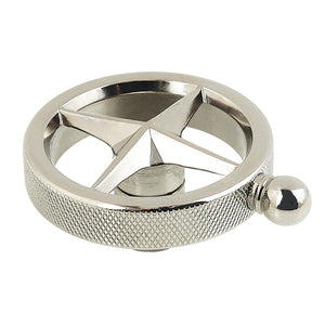 Levante Brass Knurled Wheel Handle