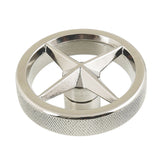 Ostro Brass Knurled Wheel Handle