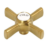 Brass Cross Handle (Cold Side)