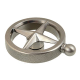 Levante Brass Knurled Wheel Handle