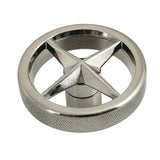 Ostro Brass Knurled Wheel Handle