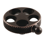 Webb Brass Knurled Wheel Handle