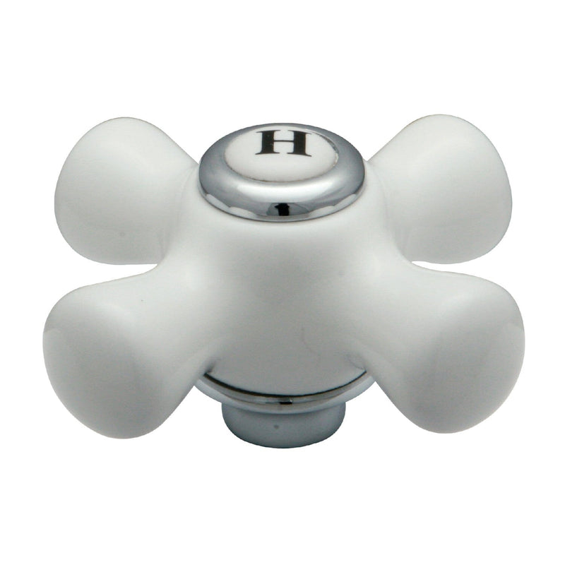 Porcelain Cross Handle (Hot Side)
