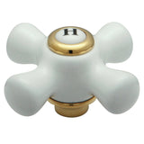 Porcelain Cross Handle (Hot Side)