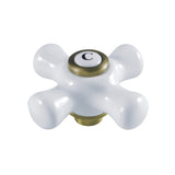 Porcelain Cross Handle (Cold Side)