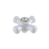 Porcelain Cross Handle (Cold Side)