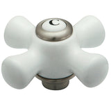 Porcelain Cross Handle (Cold Side)
