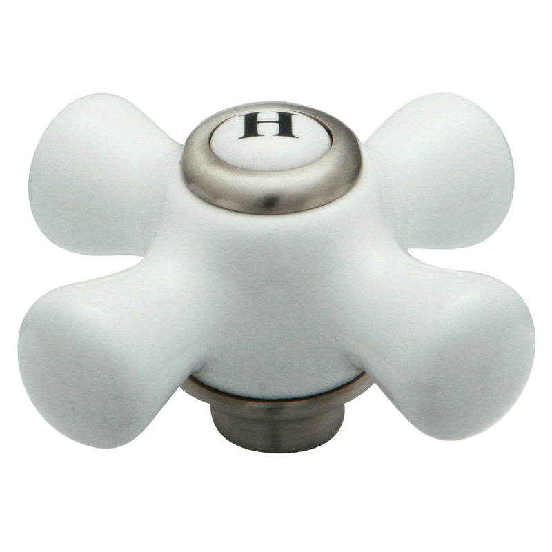 Porcelain Cross Handle (Hot Side)