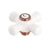 Porcelain Cross Handle (Cold Side)