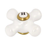 Porcelain Cross Handle (Hot Side)